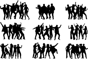 Dancing silhouettes