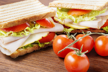 Delicious sandwiches