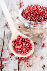 Pink Peppercorns (close-up shot)