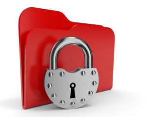 Computer security concept.