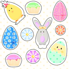 Easter stickers
