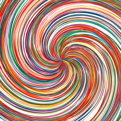 Fototapeta na wymiar Abstract swirl color stripes background