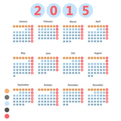 Calendar 2015.