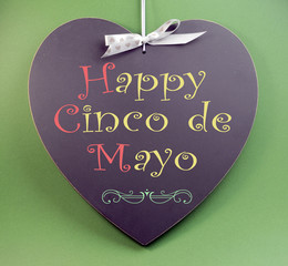 Happy Cinco de Mayo, 5th May, event reminder on blackboard