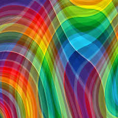Obraz premium Abstract rainbow color drawing plaid background