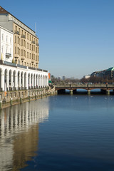 Fototapeta premium Alsterarkaden - Hamburg
