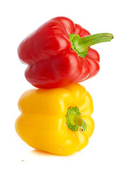 Red and yellow sweet pepper