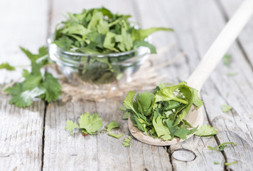 Wooden Spoon with Coriander