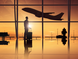 Businessman in the Airport