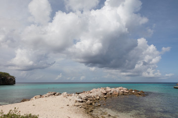 Daiboo Beach  Carribbean island of Curacao