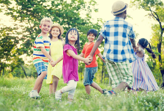 Children Playing In The Park