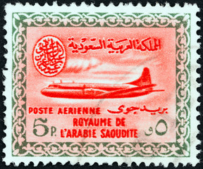 Vickers Viscount 800 airplane (Saudi Arabia 1960)