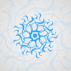 Tribal tattoo - abstract background