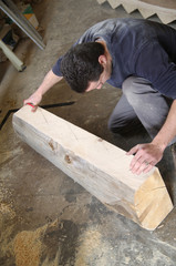 atelier de menuiserie - fabrication d'escalier