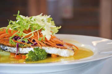 Salmon steak