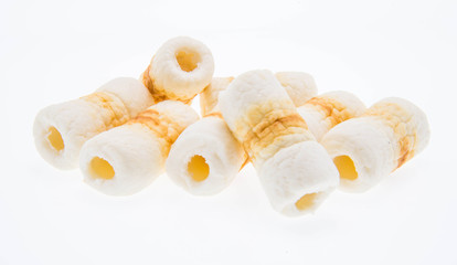 japanese food, Chikuwa close up on white background