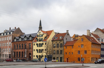 Fototapeta na wymiar street in Copenhagen