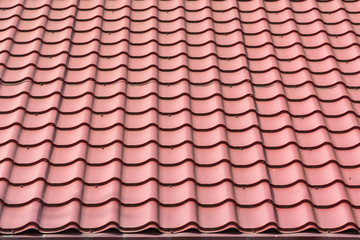 House Shingles Tiles On A Roof Closeup