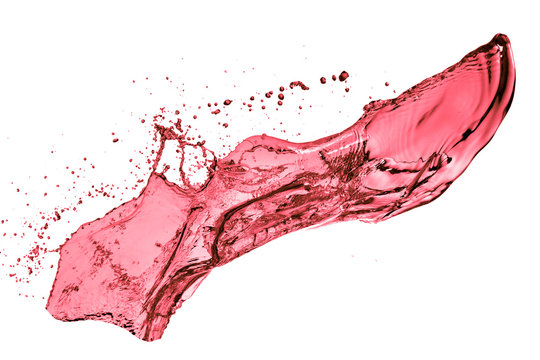 red wine splashing as celebration abstract