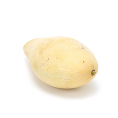 Golden ripe mango is a product of good quality