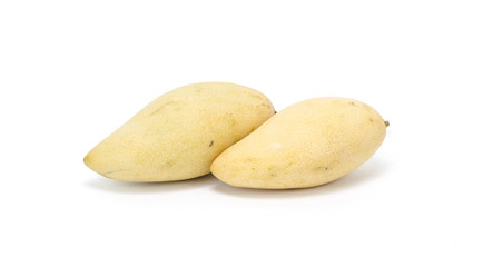 Golden ripe mango is a product of good quality