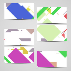 Vector business-card set for your design