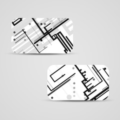 Vector business-card set for your design