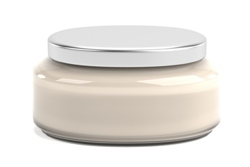 realistic 3d render of creme