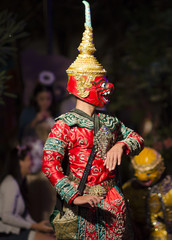 Fototapeta premium Thai Cultural Show Hanuman 