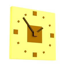 realistic 3d render of clock
