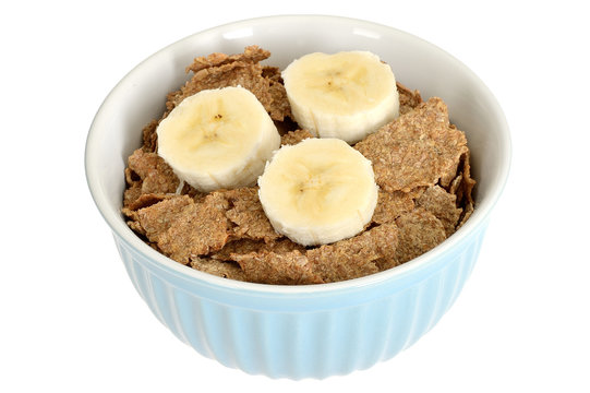 Bran Flakes With Banana