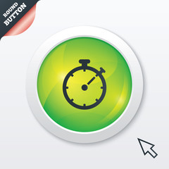 Timer sign icon. Stopwatch symbol.