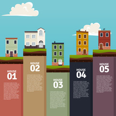 Houses infographics