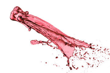 red wine splashing as celebration abstract