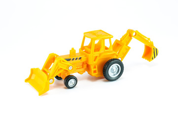 Tractor with front loader & Backhoe diger toy