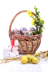 Easter basket - obrazy, fototapety, plakaty