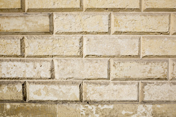 Dettaglio di muro in pietra leccese