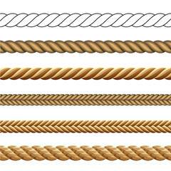 Set of Different Styles of Rope