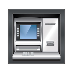 Atm machine vector illustration