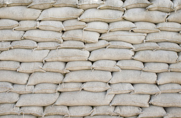 Background sandbags of trenches world war one - 63575158