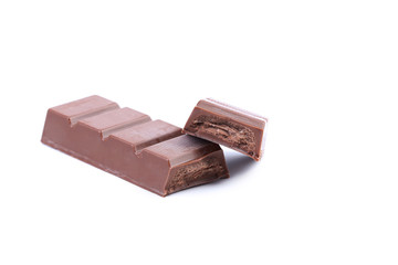 Chocolate bars stack.