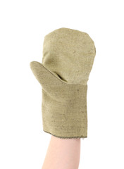Work textile glove.