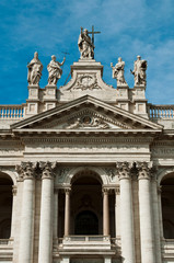 Fototapeta na wymiar Papieski Archibazyliki św Jana na Lateranie