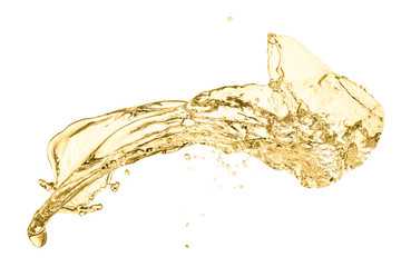 white wine splash as a celebration toast abstract