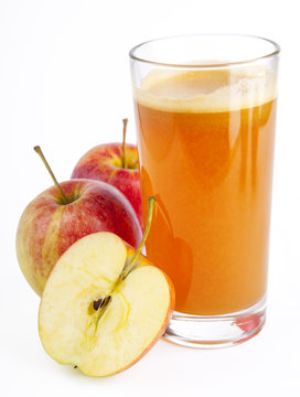 Apple Juice on a background
