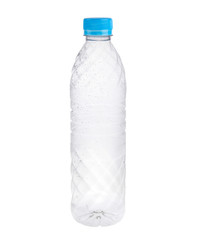 Fototapeta premium Empty plastic bottles isolated on white background.