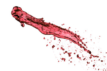 red wine splash