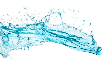 Wandaufkleber turquoise water splash © kubais