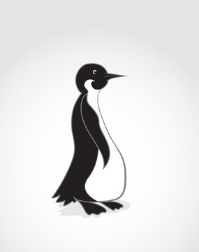 cute cartoon penguin vector 