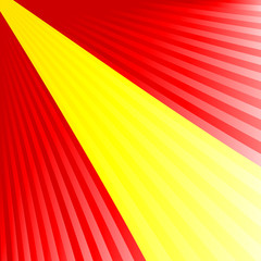 Abstract waving yellow red yellow flag
